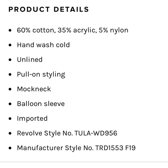 Tularosa Djuna Sweater Dress in Charcoal - Picture 5 of 8